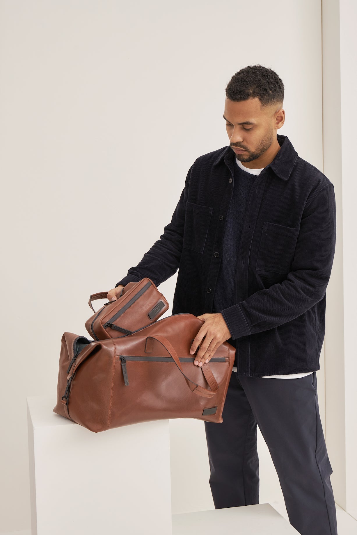 MALMÖ Reisetasche - Cognac