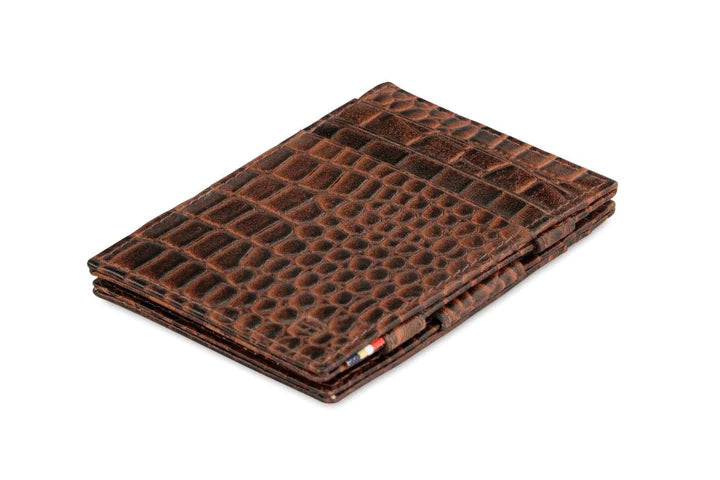 Essenziale Magic Wallet - Croc Brown