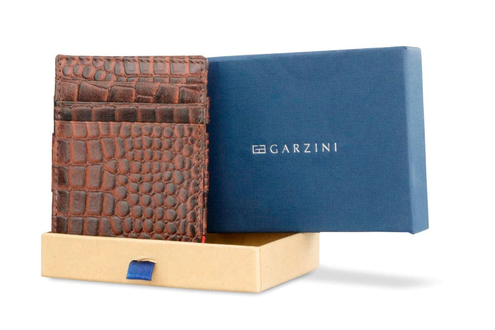 Essenziale Magic Wallet - Croc Brown
