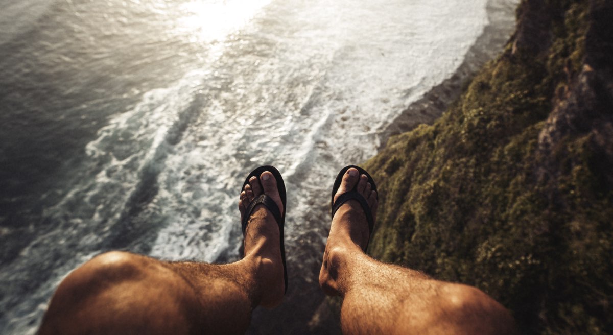 Men’s Flip Flops ESSNTLS - Black
