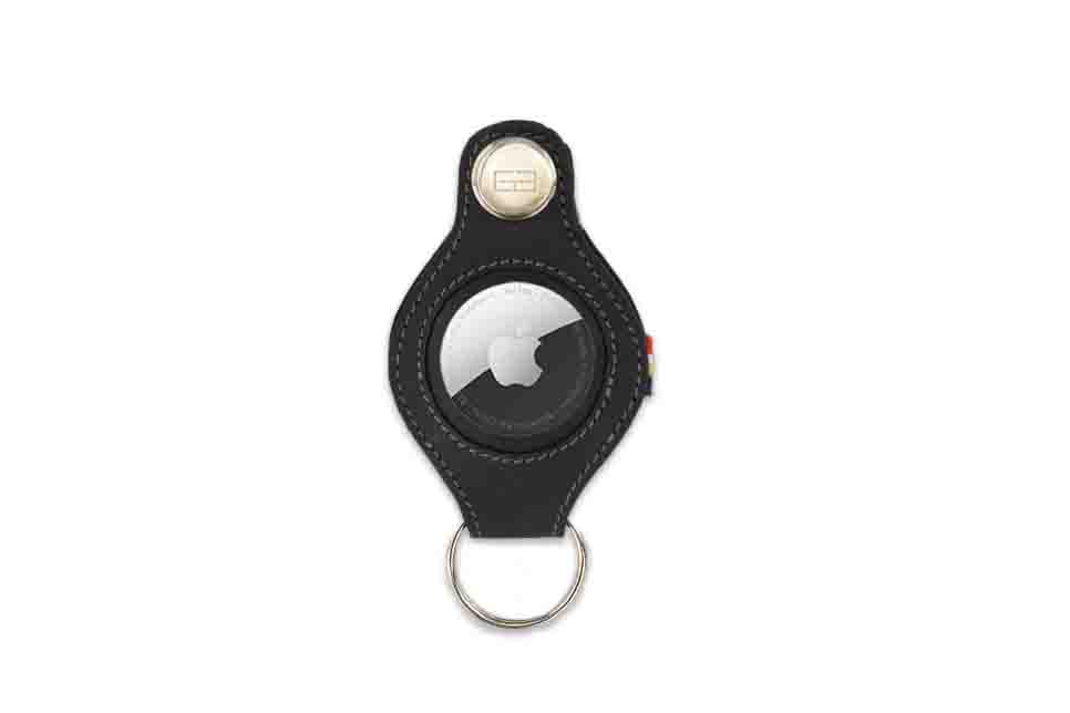 Lusso Airtag Key Holder - Carbon Black