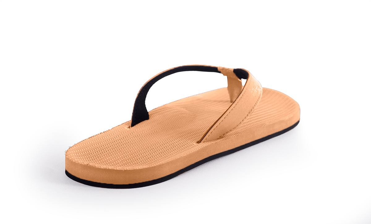 Indosole Men’s Flip Flops - Soil Light