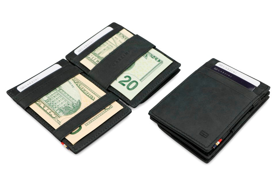 Essenziale Magic Coin Wallet - Brushed Black
