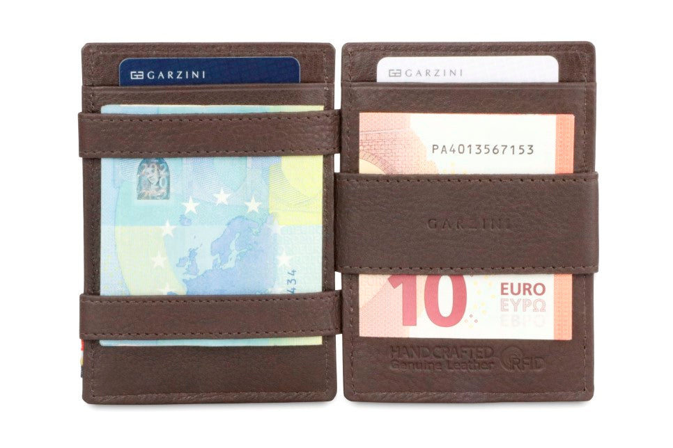 Essenziale Magic Coin Wallet - Chocolate Brown