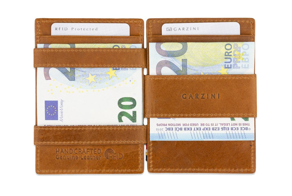 Essenziale Magic Wallet Airtag - Brushed Cognac