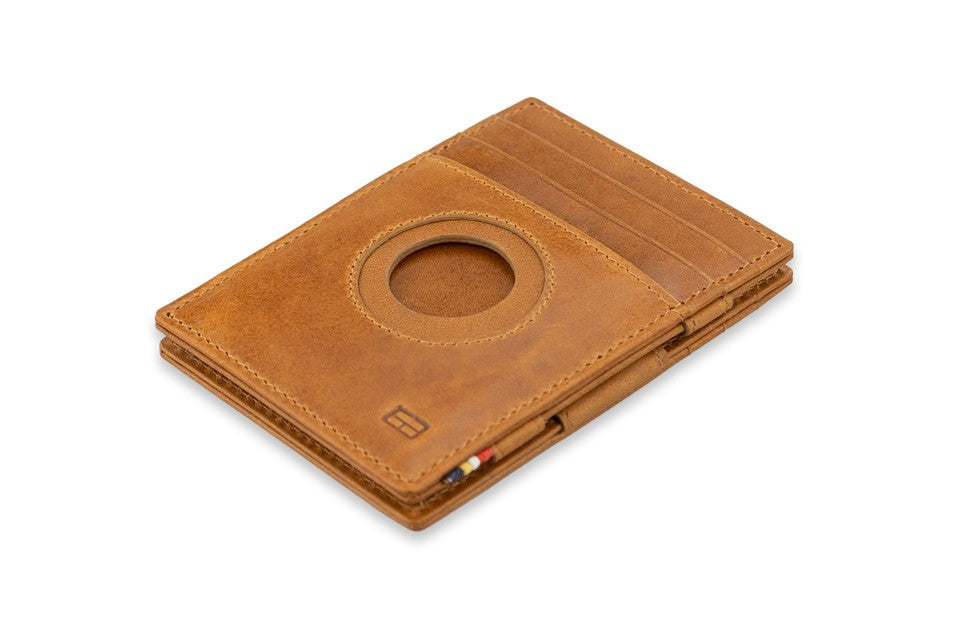 Essenziale Magic Wallet Airtag - Brushed Cognac