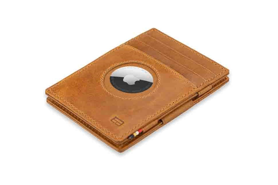 Essenziale Magic Wallet Airtag - Brushed Cognac