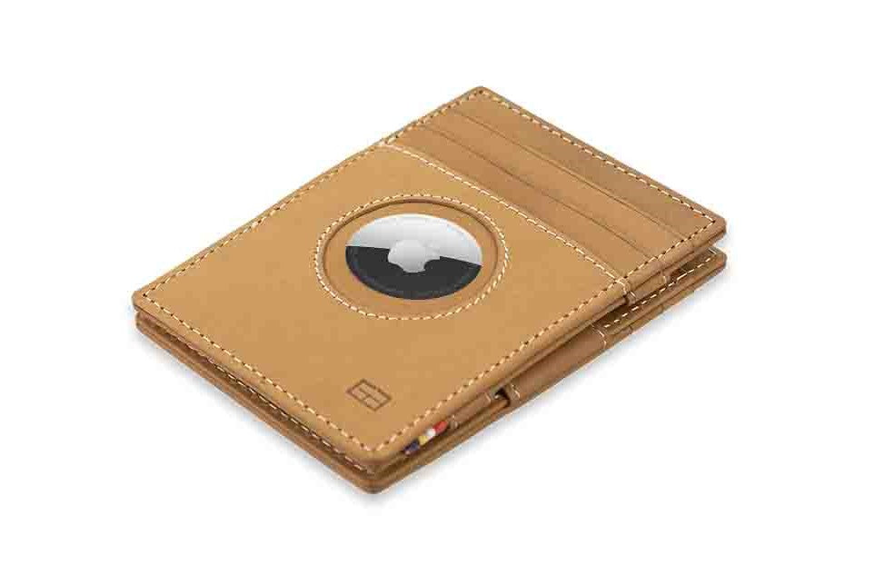 Essenziale Magic Wallet Airtag - Camel Brown