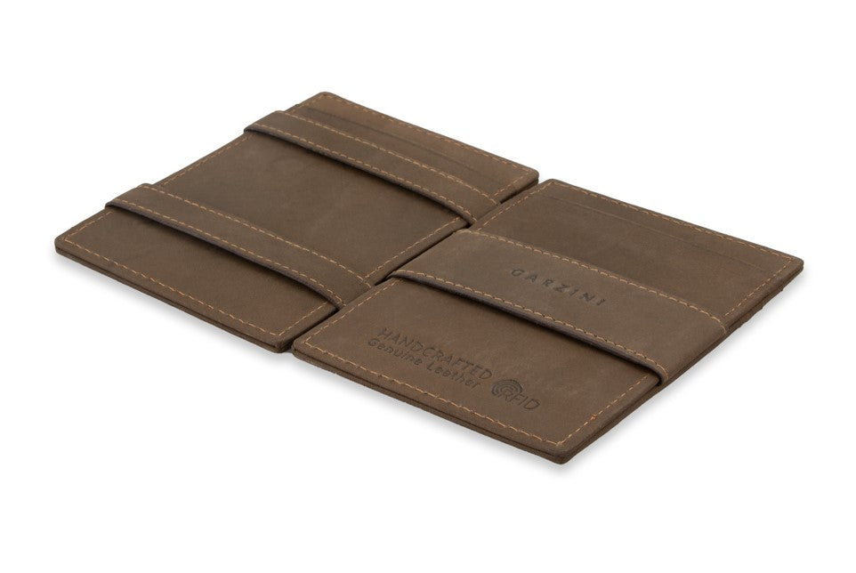 Essenziale Magic Wallet Airtag - Java Brown
