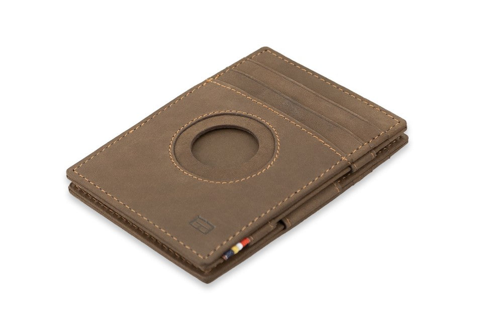 Essenziale Magic Wallet Airtag - Java Brown