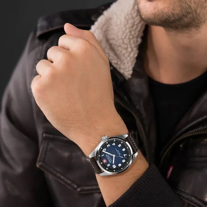 Swiss Military Hanowa Brown Watch