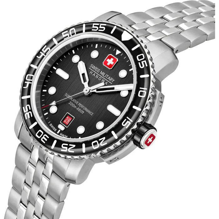 Swiss Military Hanowa Black Marlin Watch