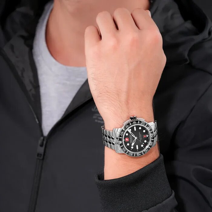 Swiss Military Hanowa Black Marlin Watch