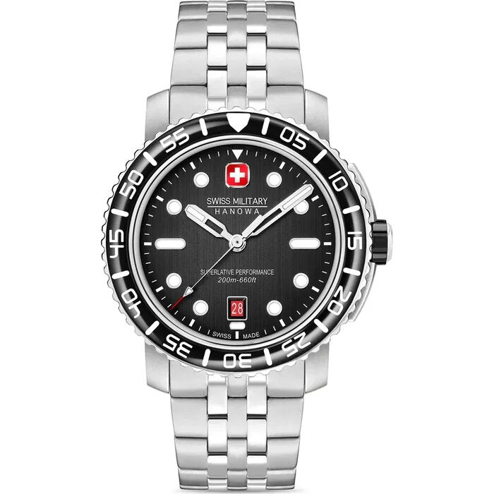 Swiss Military Hanowa Black Marlin Watch