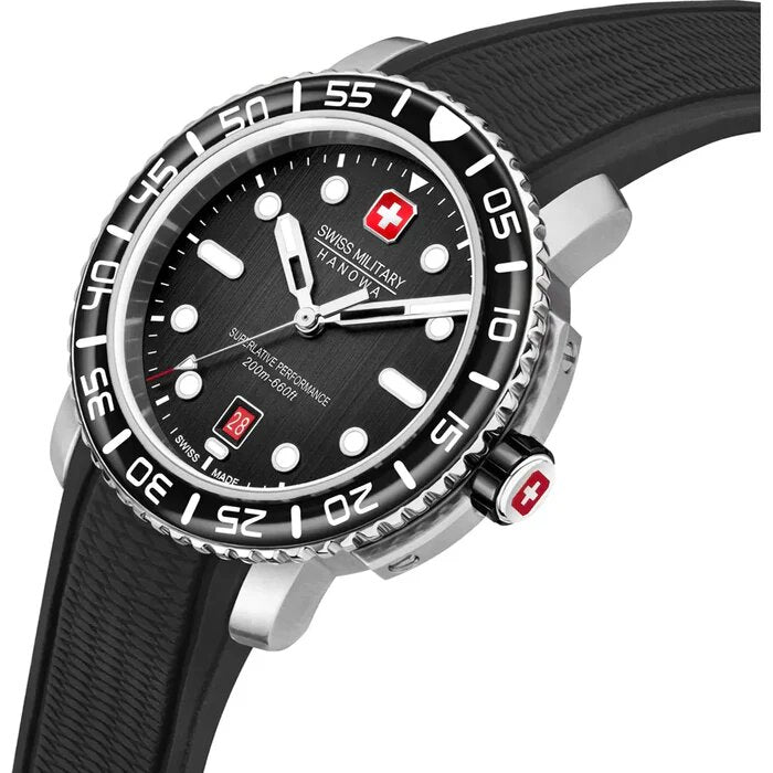 Swiss Military Hanowa Black Marlin Watch