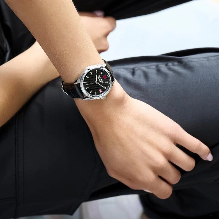 Swiss Military Hanowa Black Dial Watch