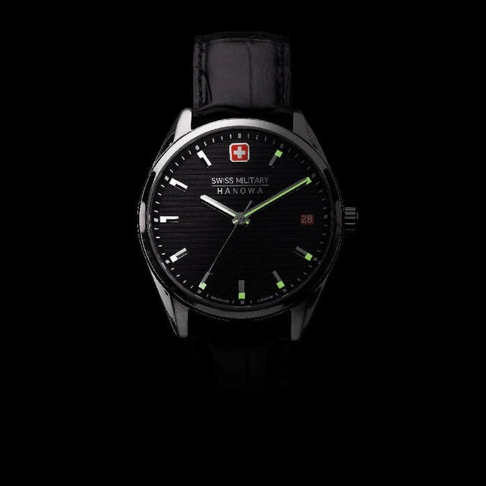 Swiss Military Hanowa Black Dial Watch