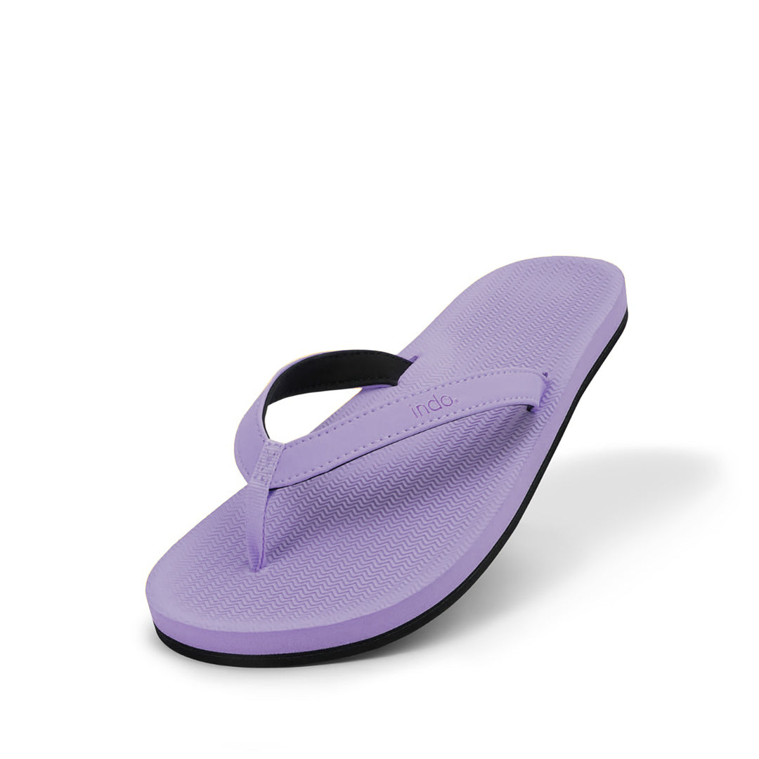 Indosole Women’s Flip Flops - Lilac