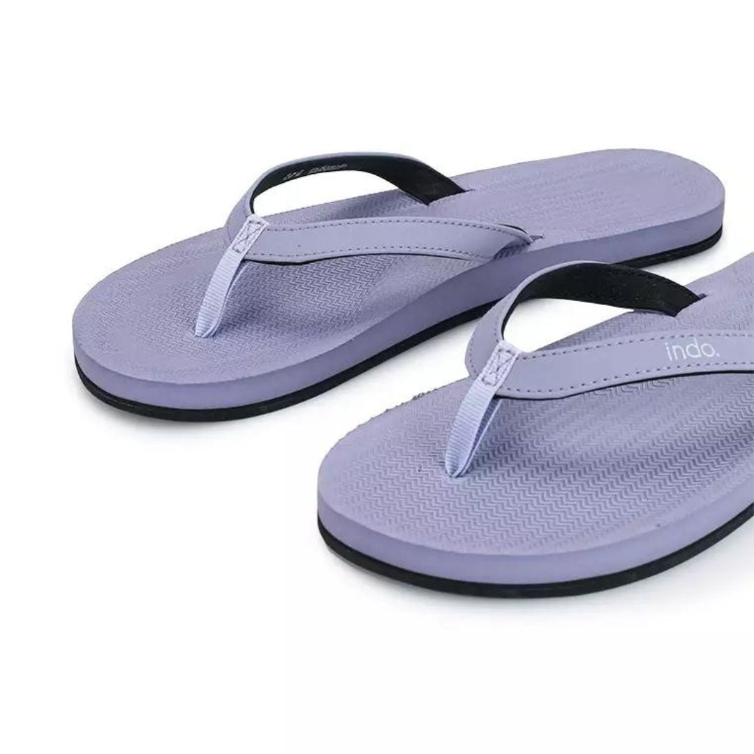 Indosole Women’s Flip Flops - Lilac