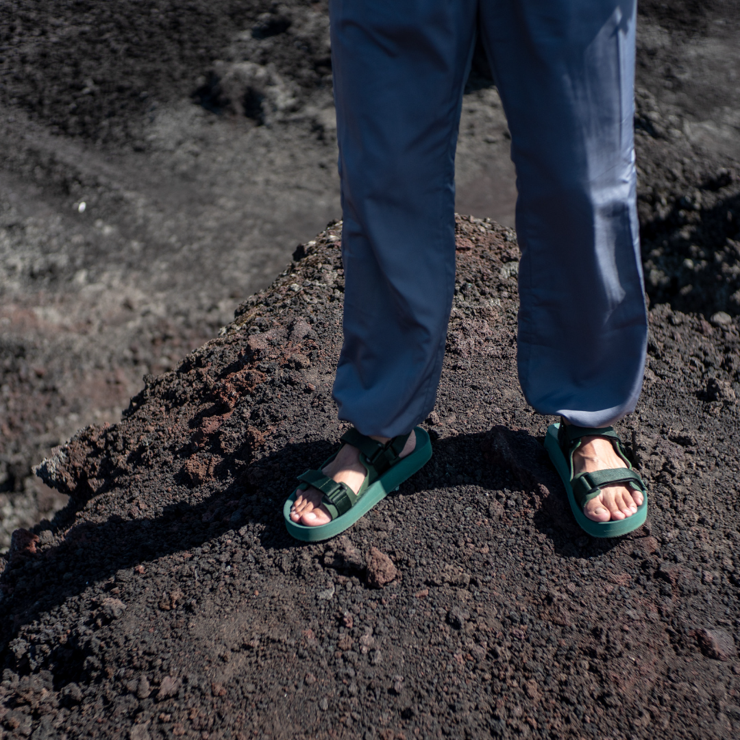 Indosole x Hijack Men’s Recycled Adventure Sandal - Leaf