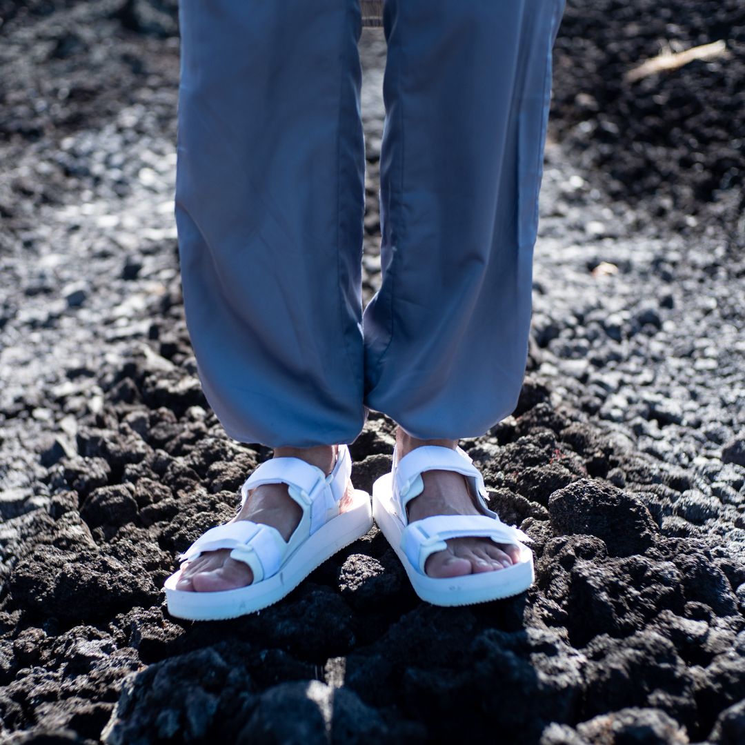 Indosole x Hijack Men’s Recycled Adventure Sandal - Sea Salt