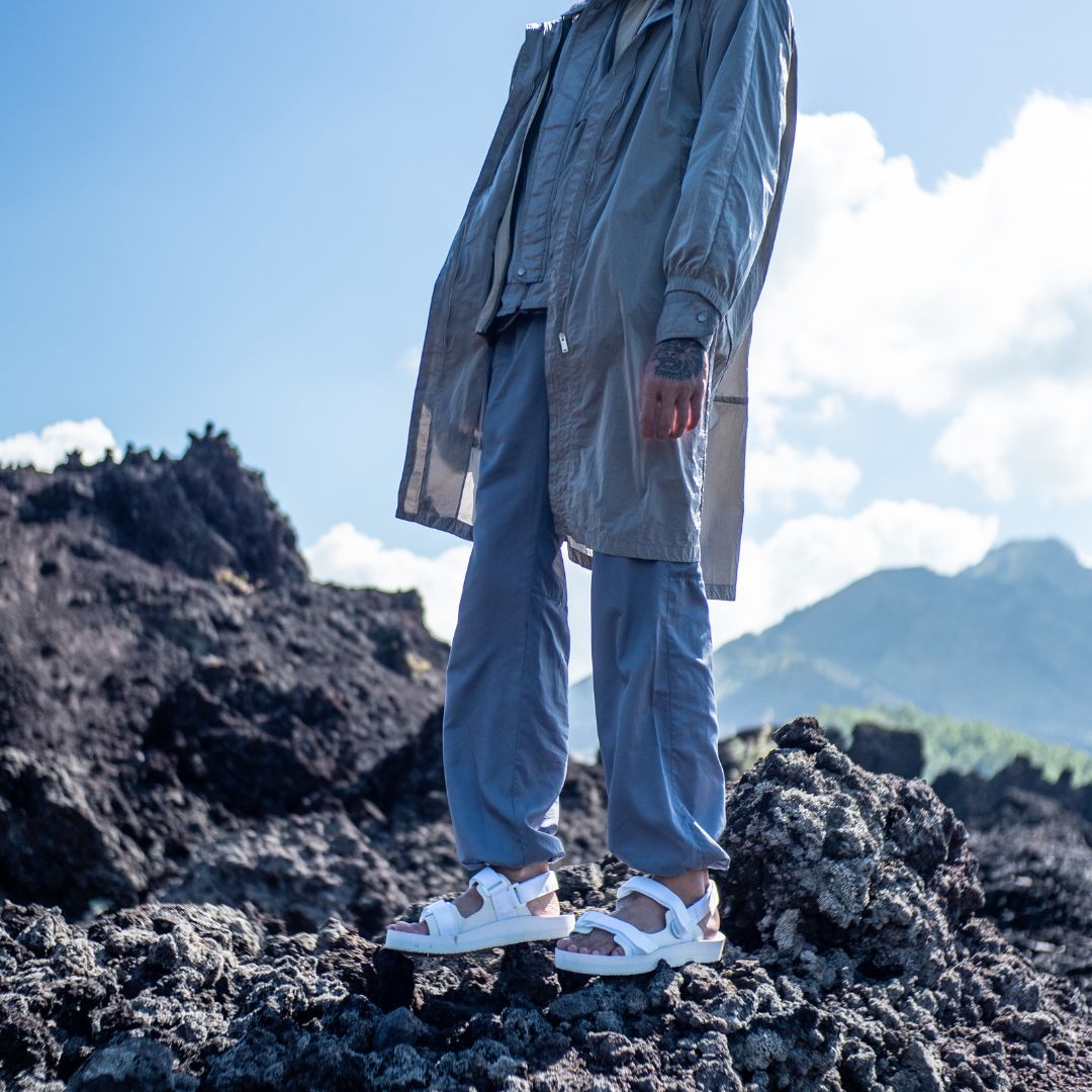 Indosole x Hijack Men’s Recycled Adventure Sandal - Sea Salt