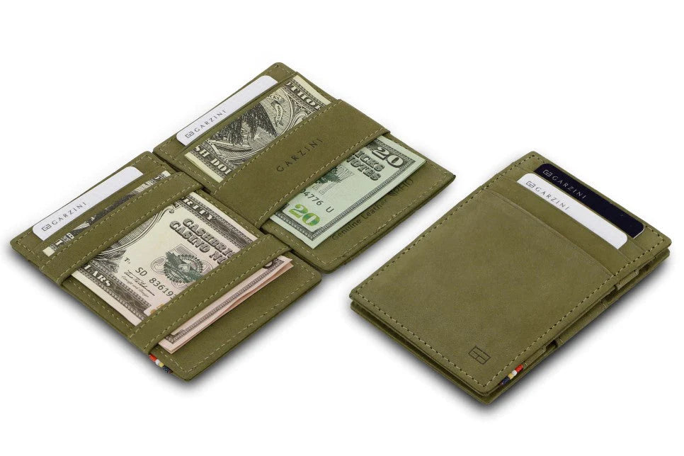 Essenziale Magic Wallet - Olive Green