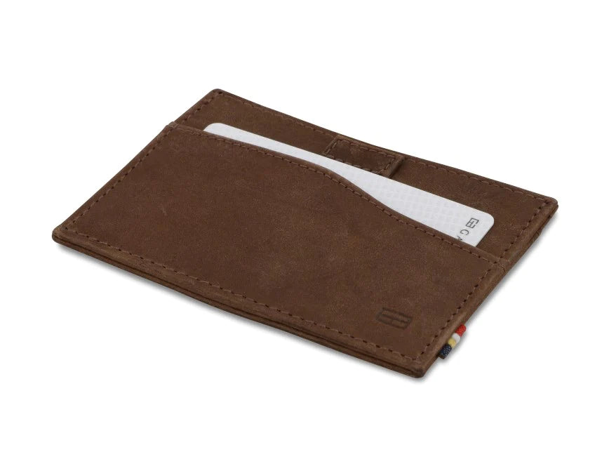 Leggera Card Holder - Brushed Brown