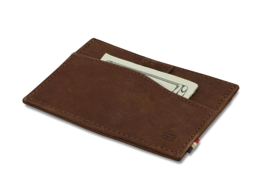 Leggera Card Holder - Brushed Brown