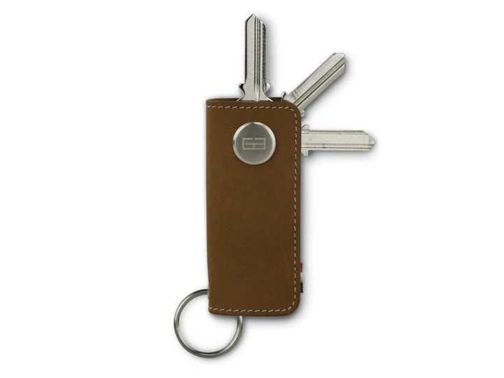 Lusso Key Holder -Camel Brown