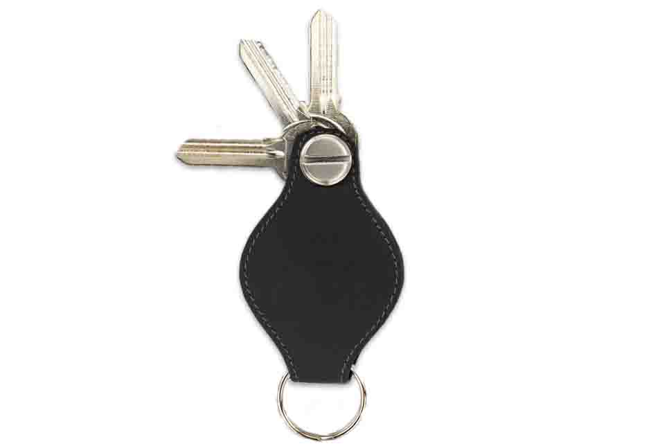 Lusso Airtag Key Holder - Carbon Black