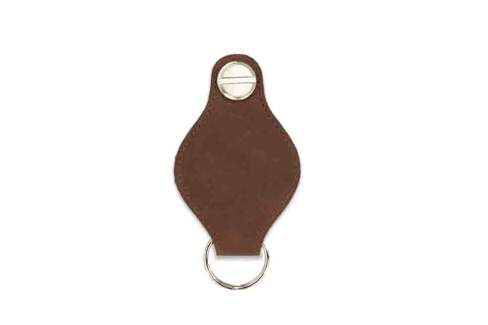 Lusso Airtag Key Holder - Java Brown