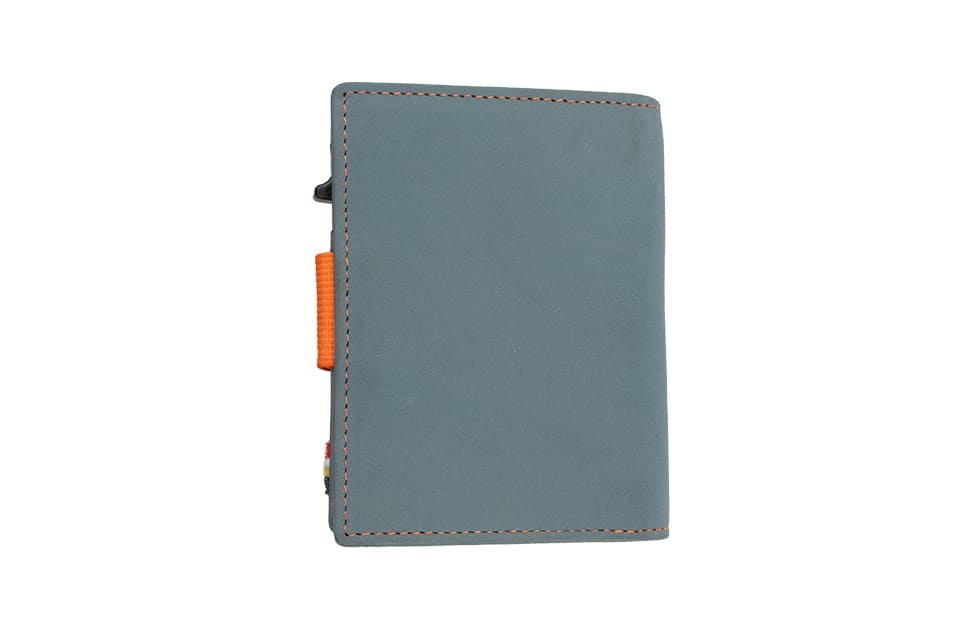 Metal Wallet - Blue Orange