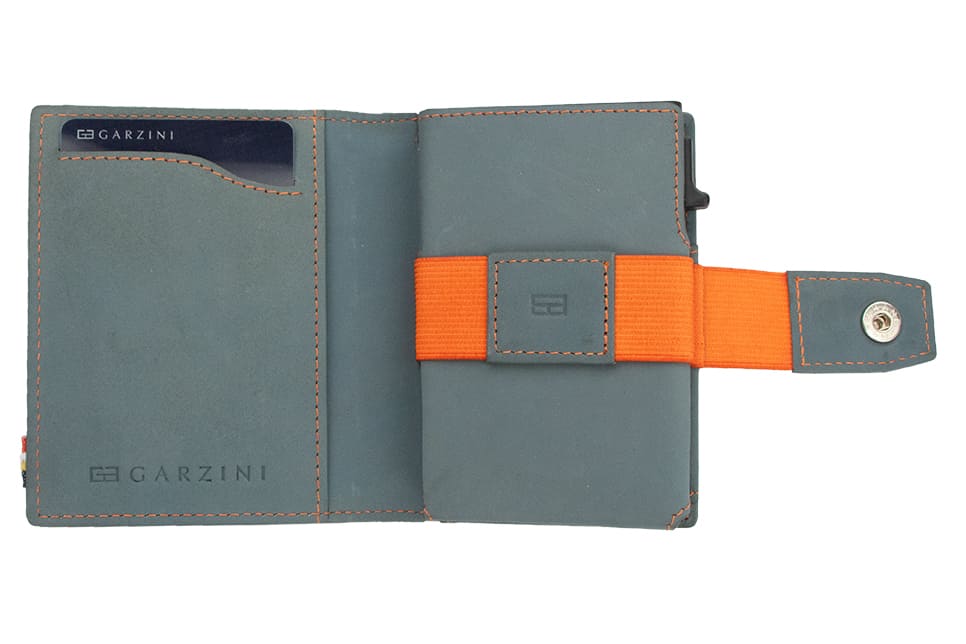 Metal Wallet - Blue Orange