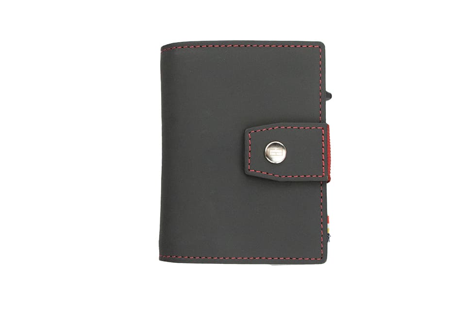 Metal Wallet - Carbon Red