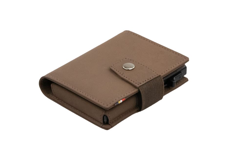 Metal Wallet - Java Brown