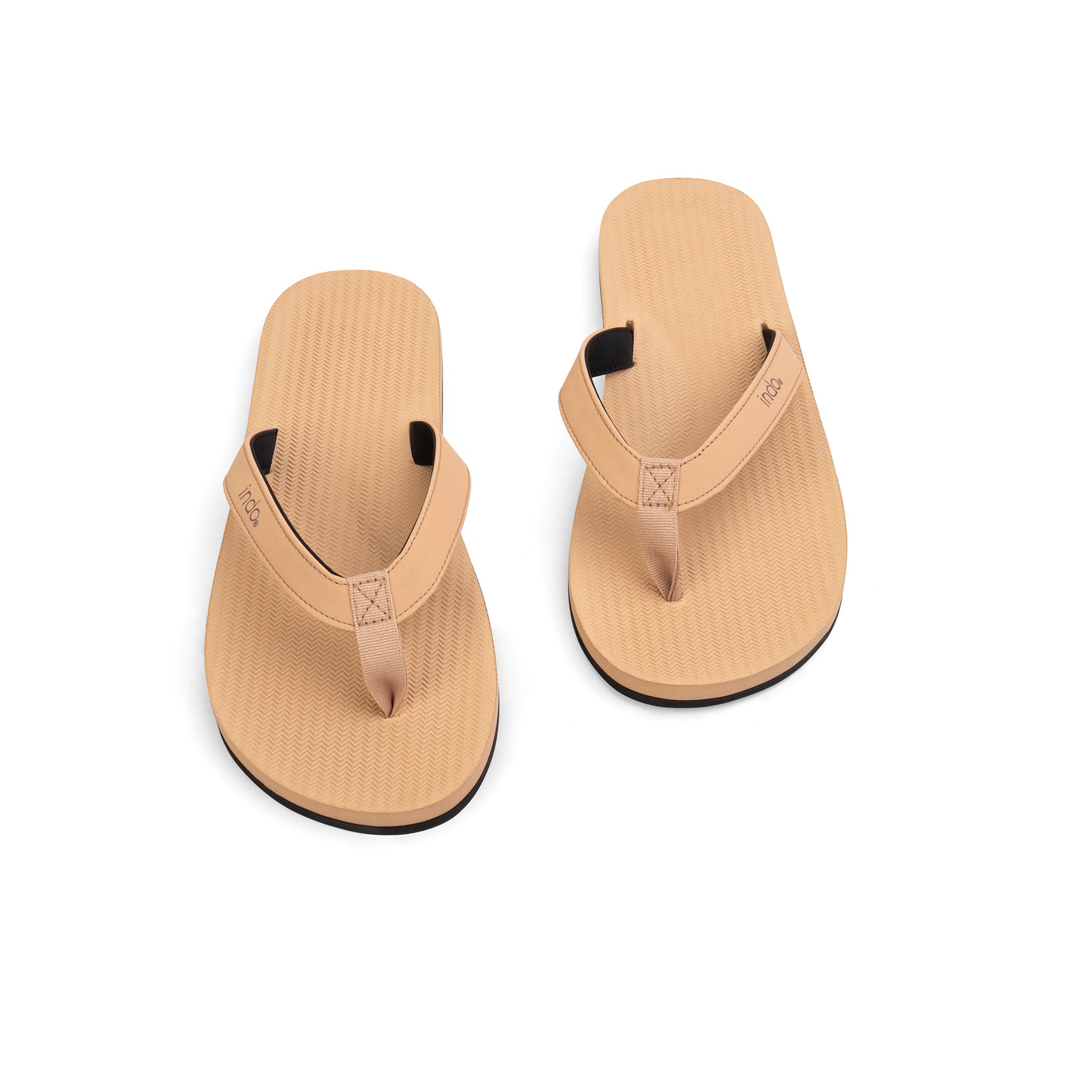 Indosole Men’s Flip Flops - Soil Light