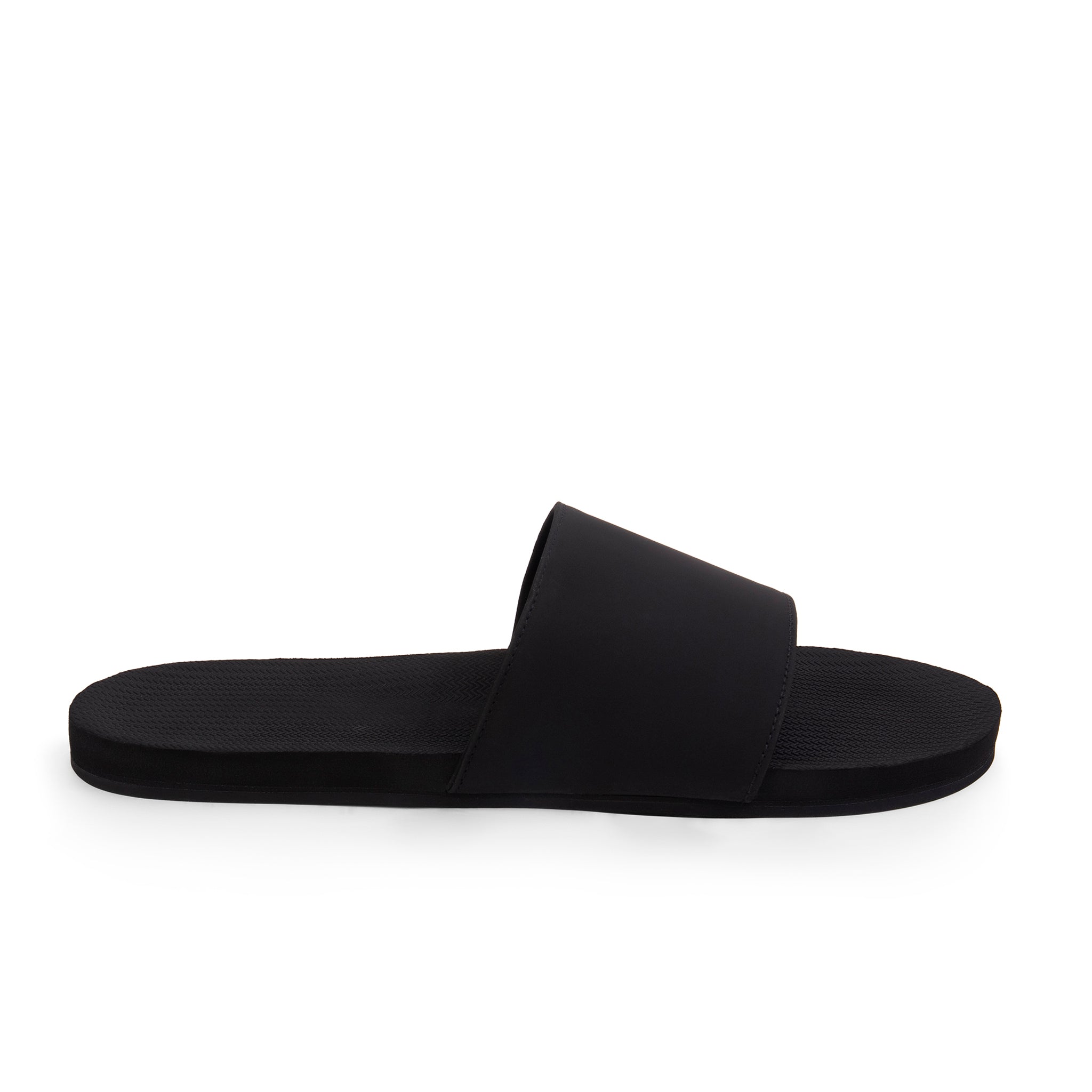 Men’s Slides Recycled Tire Sole - Black