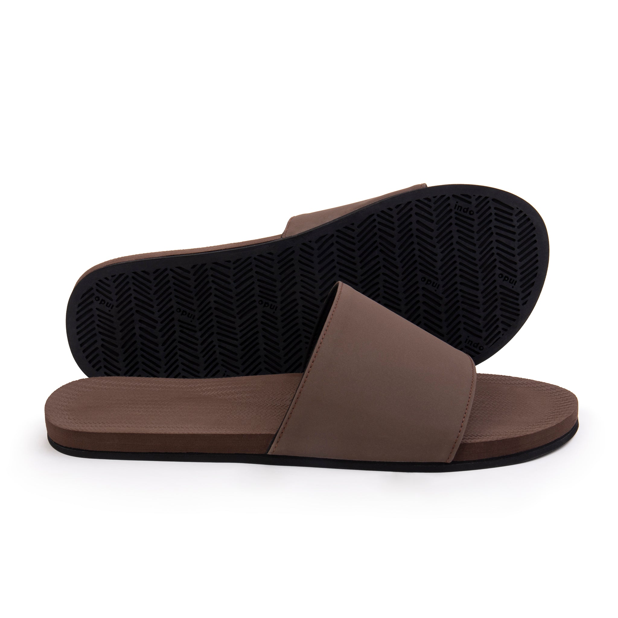 Men’s Slides Recycled Tire Sole - Soil