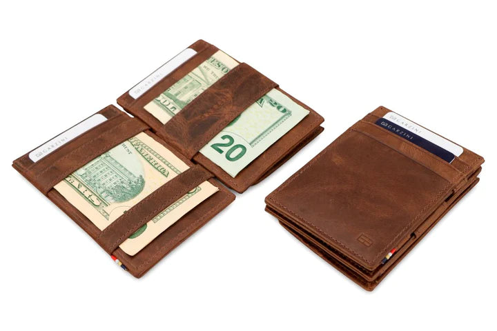 Essenziale Magic Coin Wallet - Brushed Brown