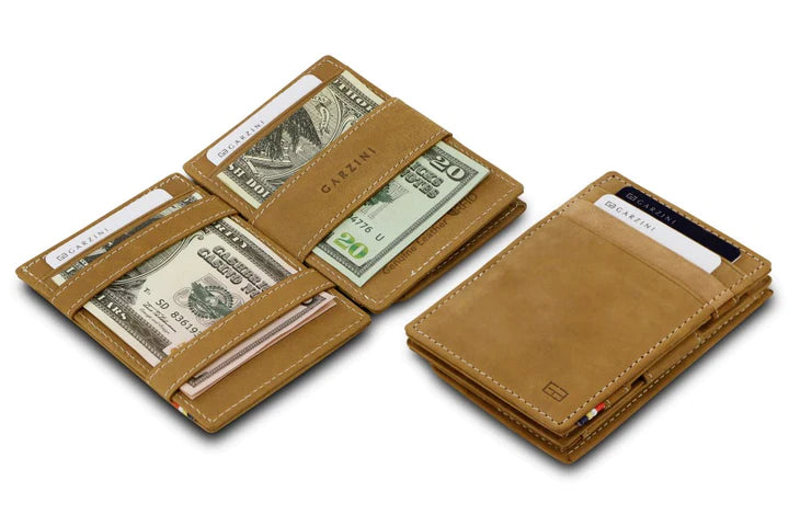 Essenziale Magic Coin Wallet - Camel Brown