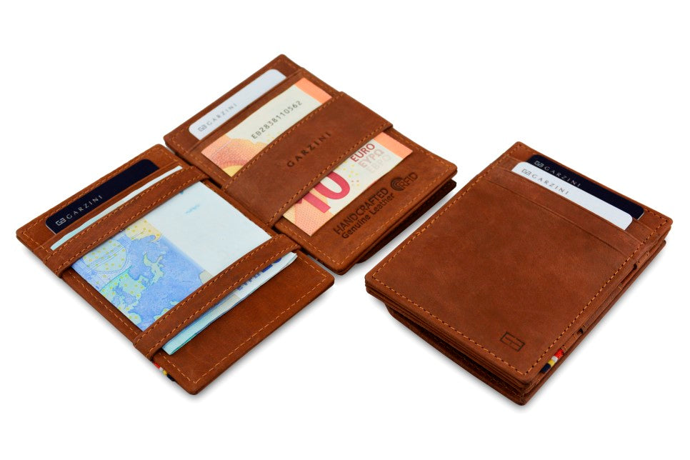 Essenziale Magic Coin Wallet - Java Brown