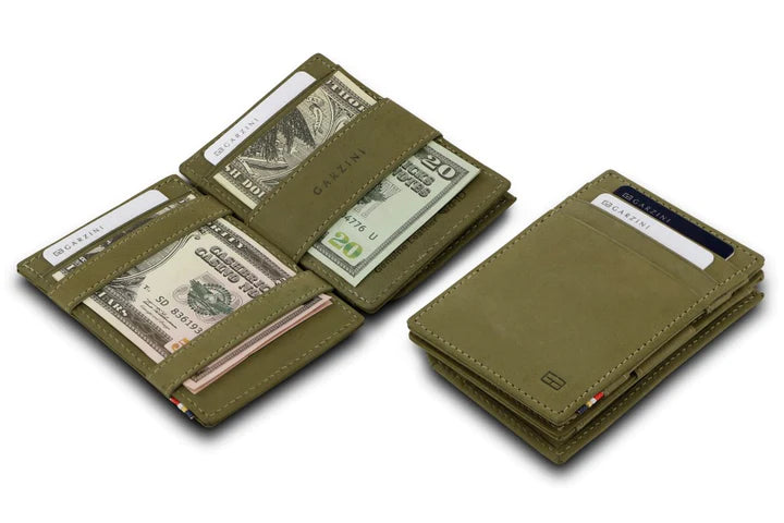 Essenziale Magic Coin Wallet - Olive Green