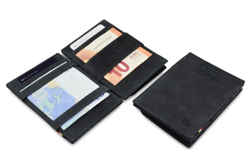 Cavare Magic Coin Wallet - Carbon Black