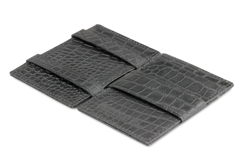 Essenziale Magic Wallet - Croc Black