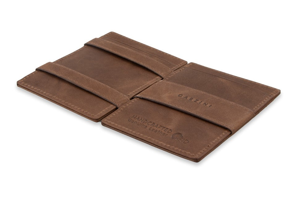 Essenziale Magic Wallet Airtag - Brushed Brown