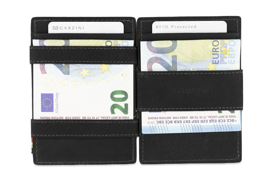 Essenziale Magic Wallet Airtag - Carbon Black