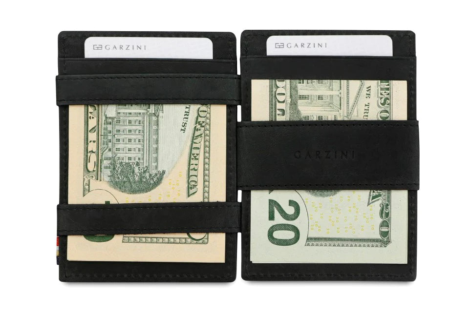 Essenziale Magic Wallet ID Window - Brushed Black