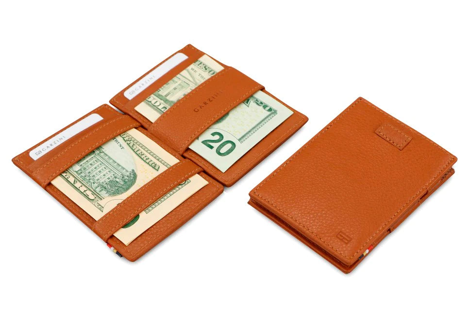 Cavare Magic Coin Wallet - Cognac Brown