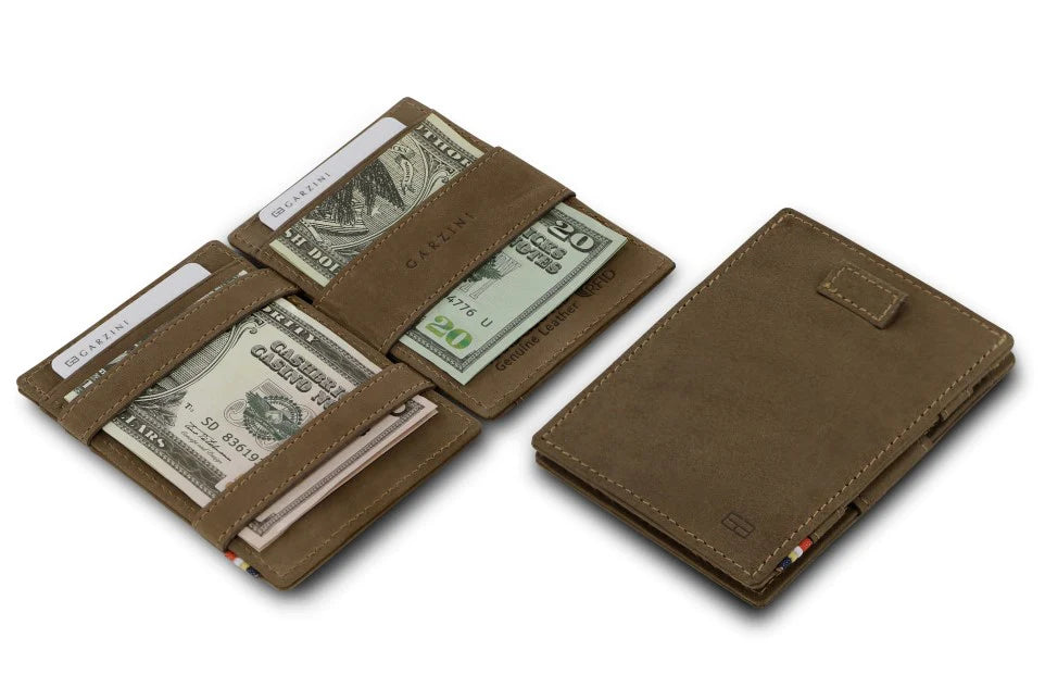 Cavare Magic Coin Wallet - Java Brown